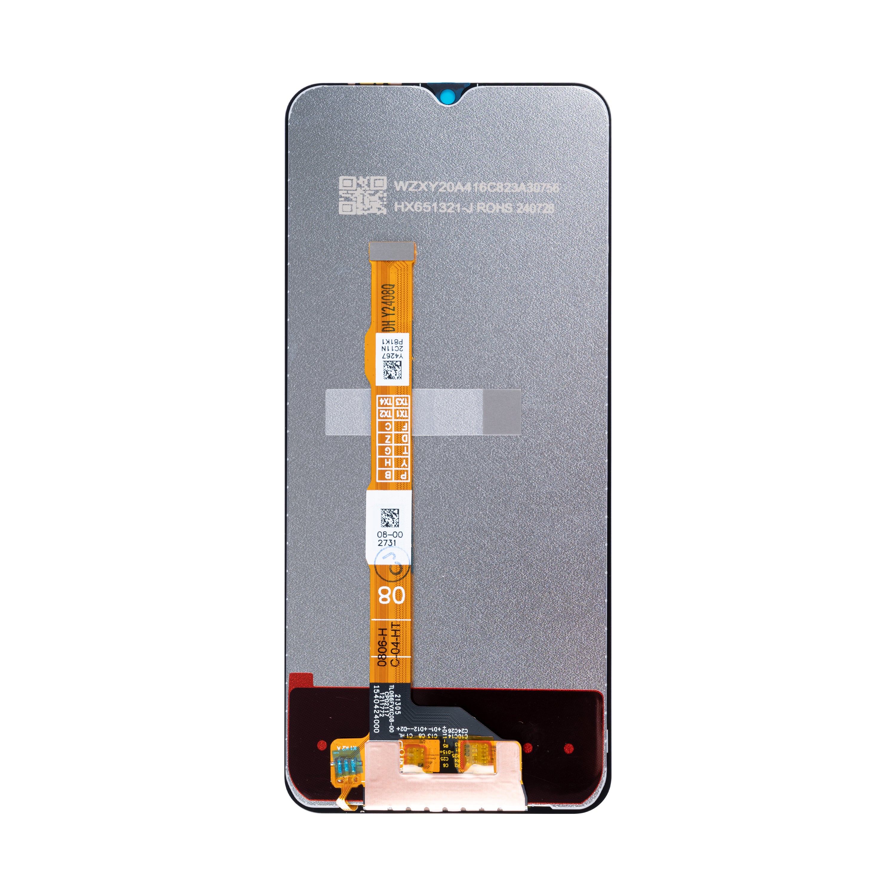 Vivo Y53s-scherm en digitizer zonder frame, zwart, OEM