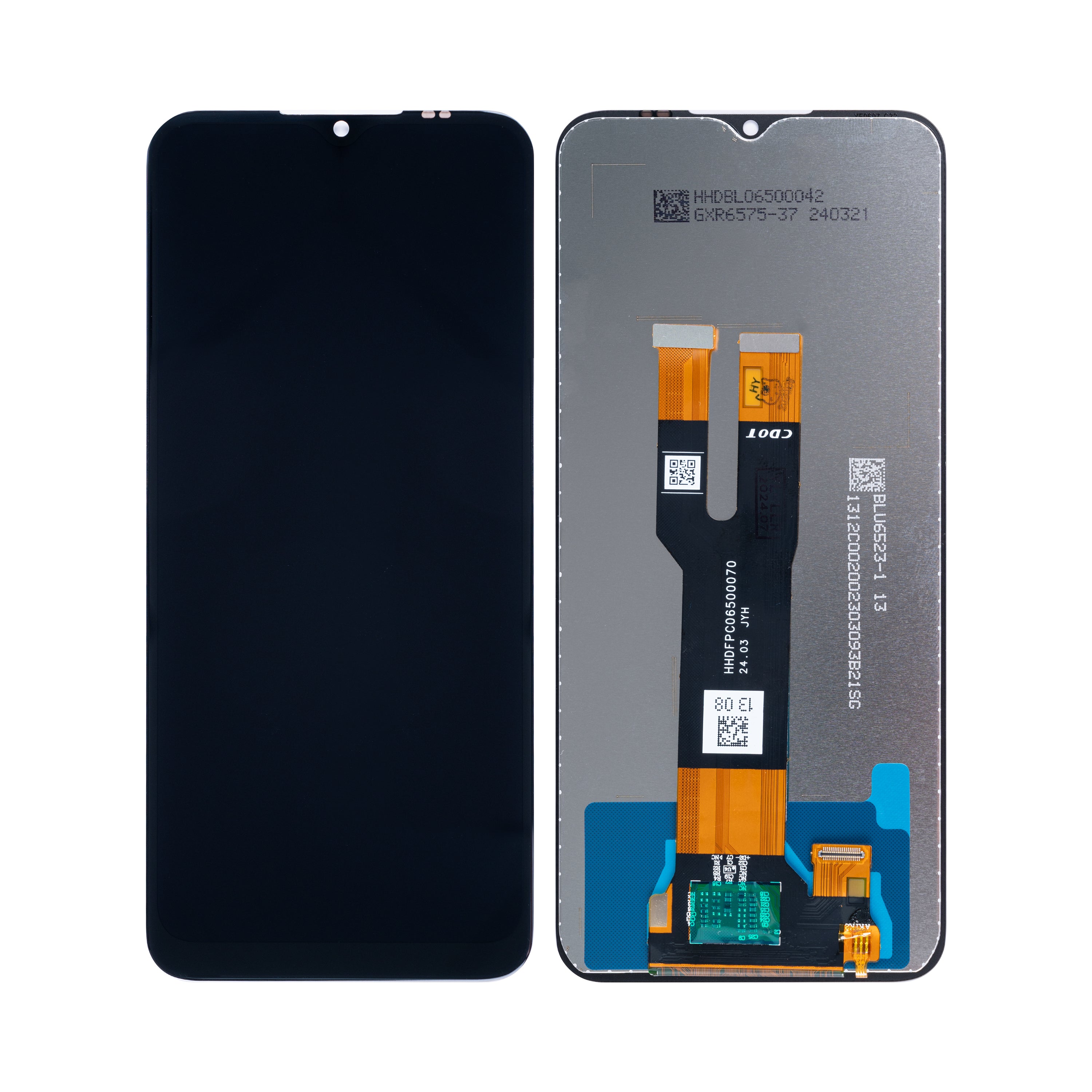 Nokia C32-scherm en digitizer zonder frame, zwart, OEM
