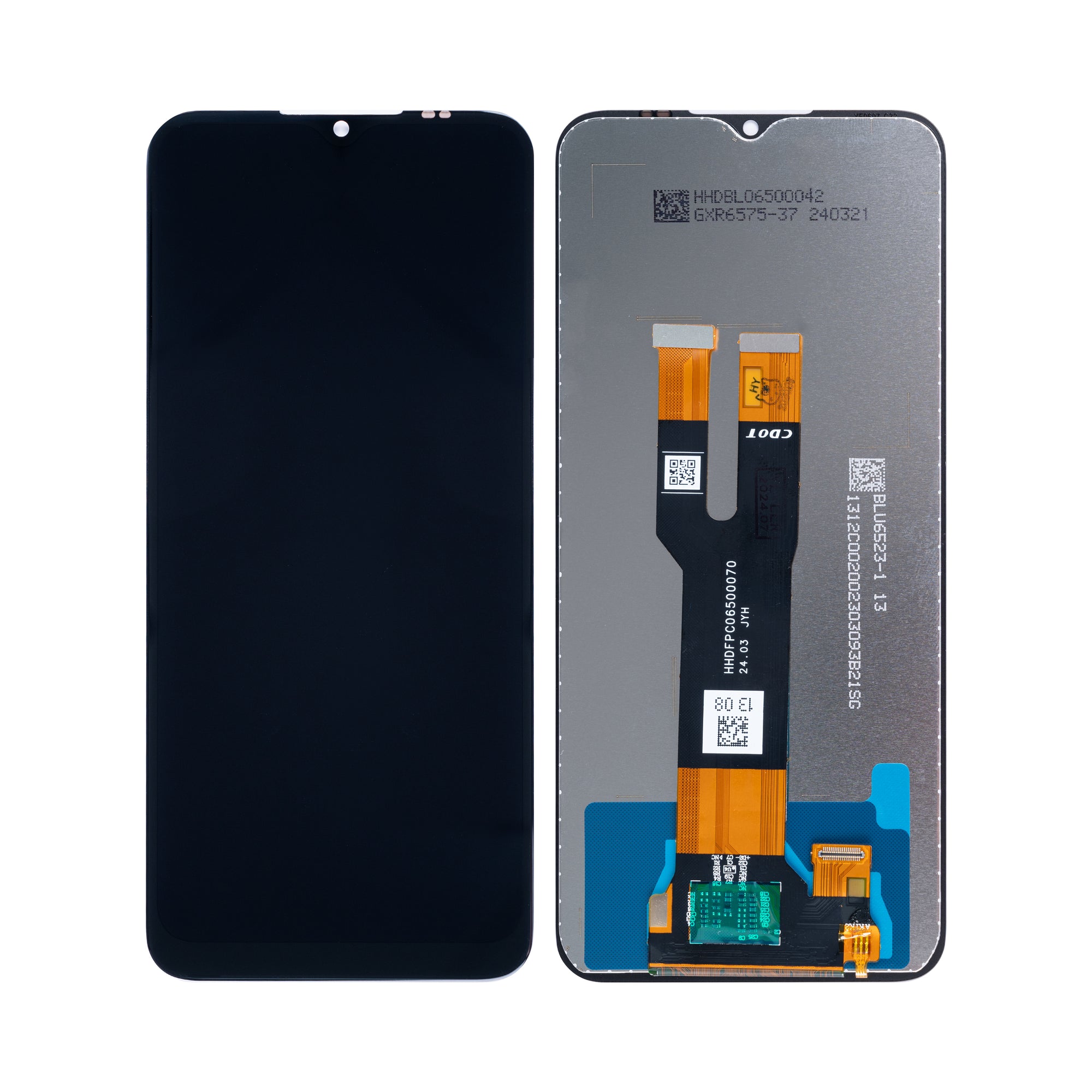 Nokia C32-scherm en digitizer zonder frame, zwart, OEM