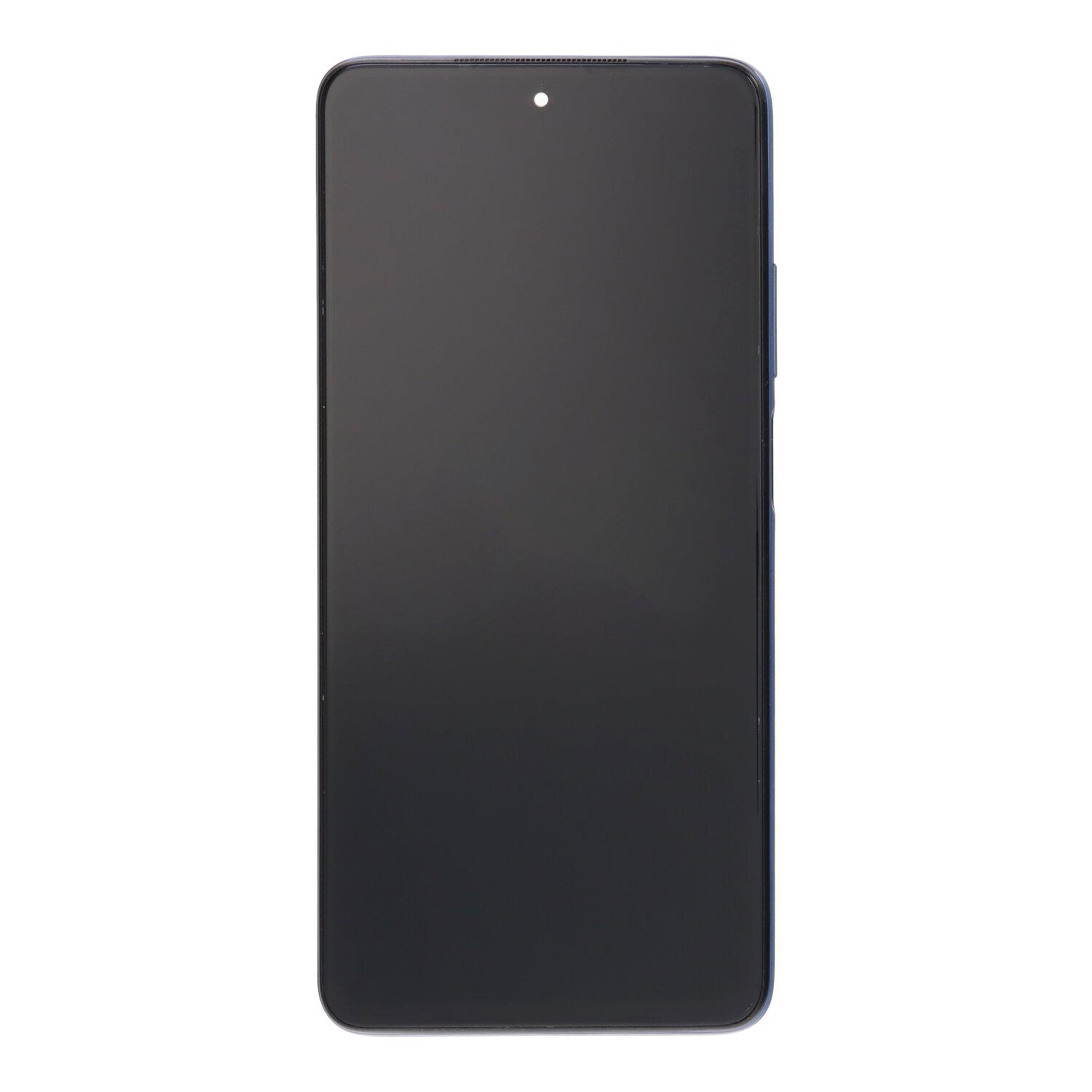 Xiaomi Mi 10T Lite 5G, Redmi Note 9 Pro 5G-scherm en digitizer met frame, zwart OEM