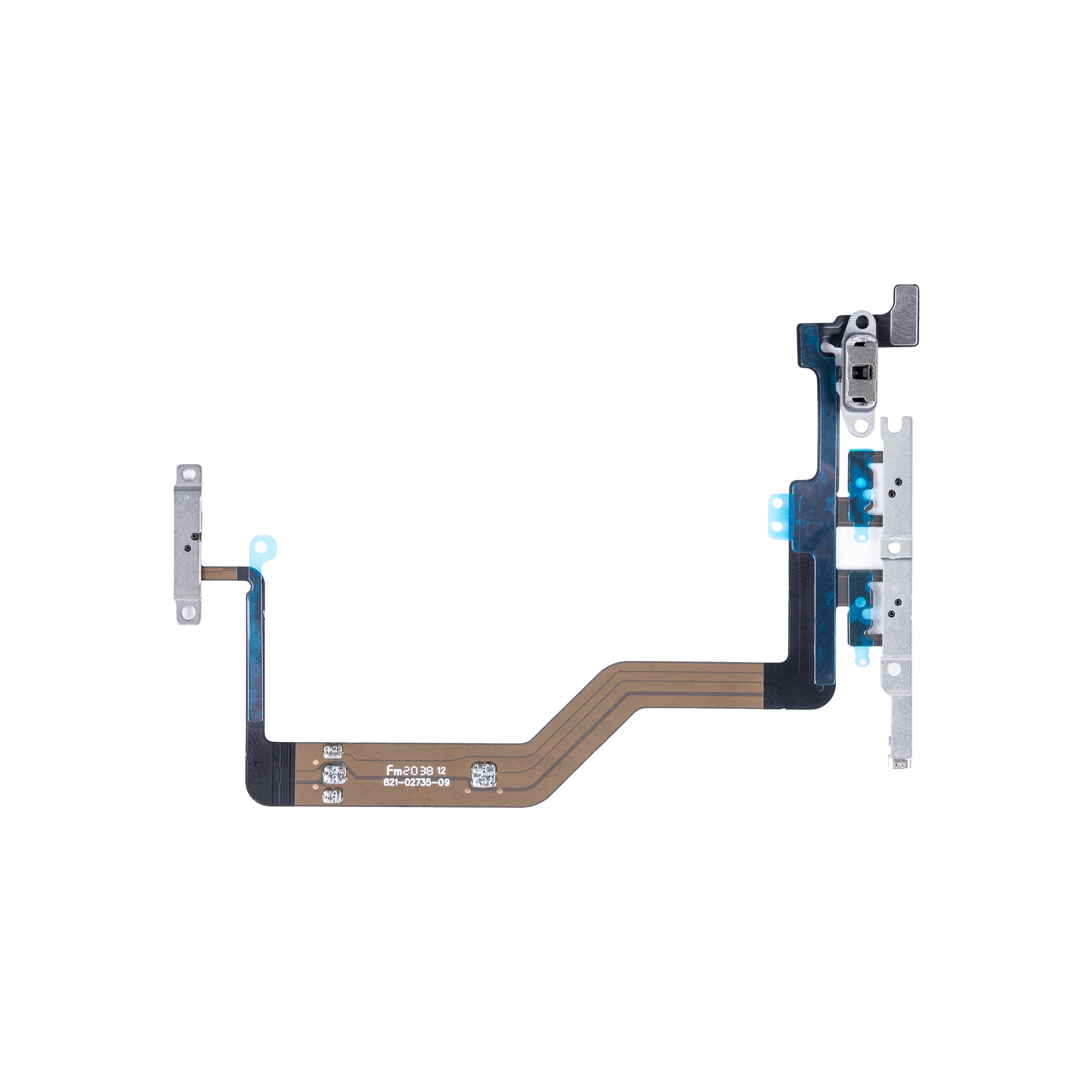 For Apple 12 Pro Max Stroom- en volumeknop getrokken