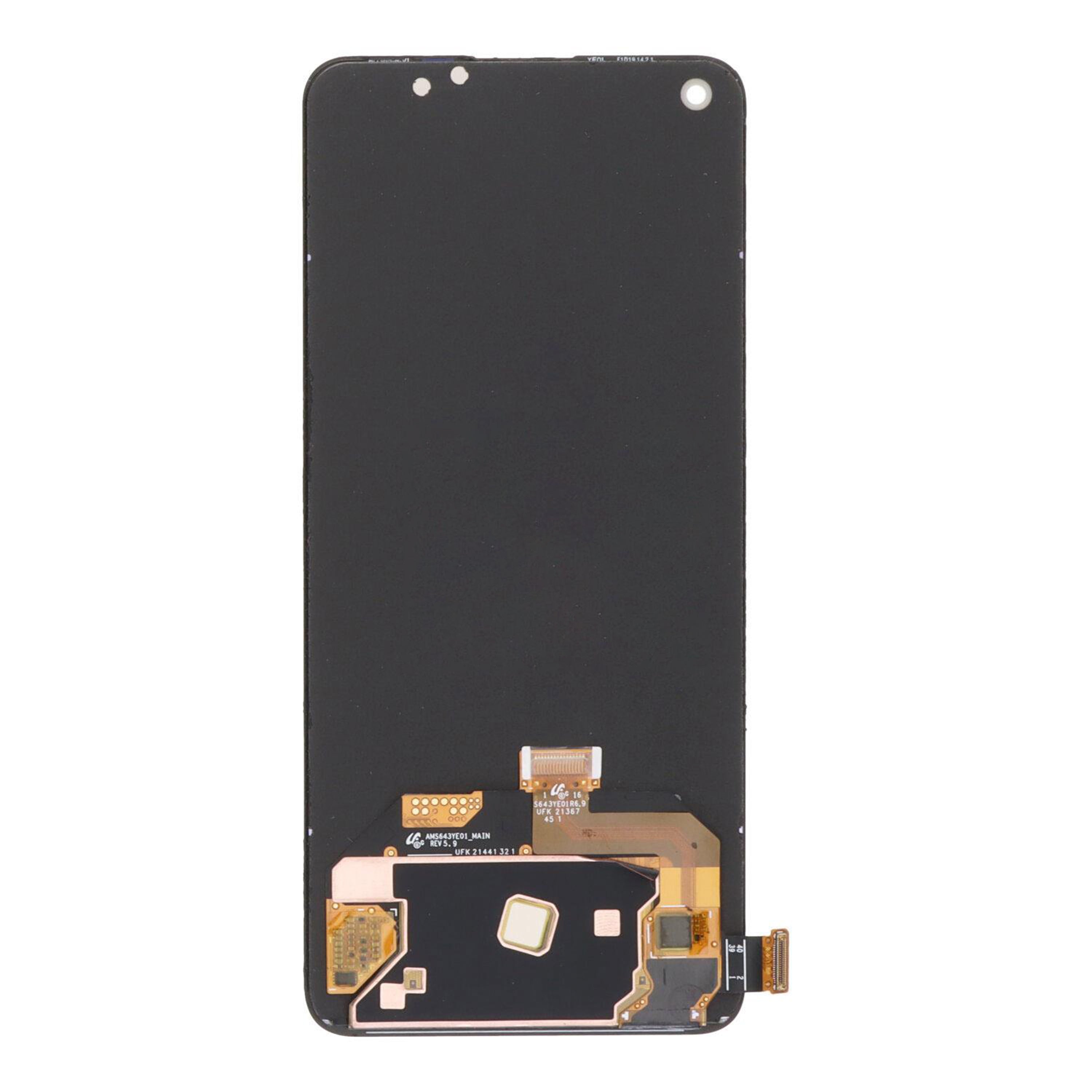 OnePlus Nord CE 5G-scherm en digitizer zonder frame, zwart, OEM