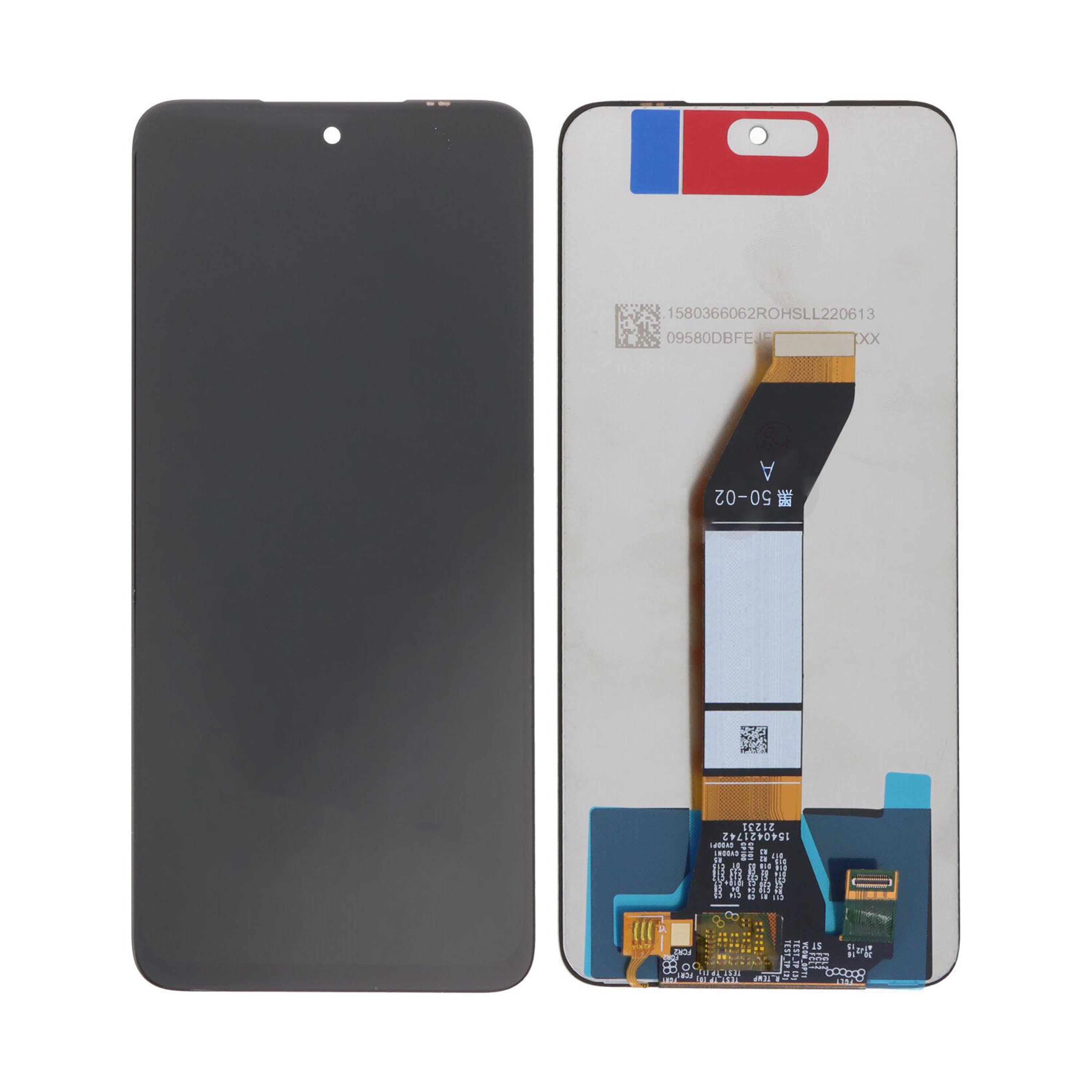 Xiaomi Redmi 10, Redmi 10 (2022), Redmi 10 Prime Beeldscherm en Digitizer Zonder Frame Zwart OEM