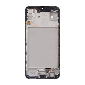 Samsung Galaxy A15 A155F, A15 5G A156B Display en digitizer met frame Brave Black Soft-OLED