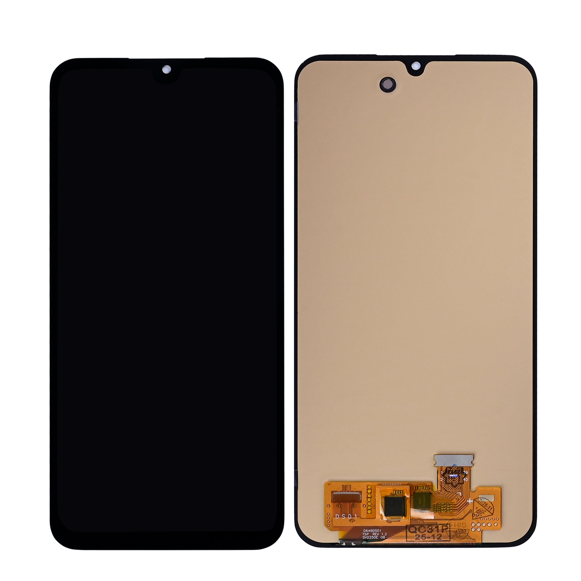 Samsung Galaxy A25 5G A256B Scherm en digitizer zonder frame Zwart Soft-OLED