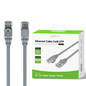 Rixus RXUTP10 Ethernetkabel Cat 6 UTP 10m