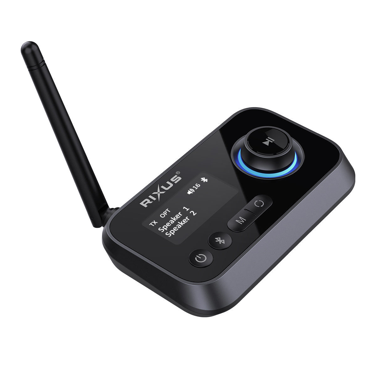 Rixus RXBT38 Duo Bluetooth ontvanger Zwart