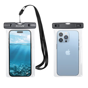 Rixus RXBG17 Spons Waterdichte Telefoontas Zwart