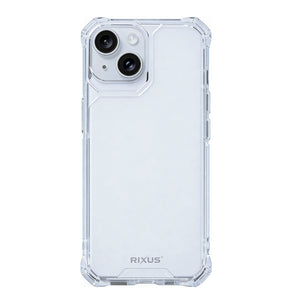 Rixus Armor-X Anti Shock Case For Apple iPhone 15 Plus Transparant