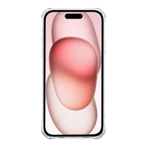 Rixus Armor-X Anti Shock Case For Apple iPhone 15 Plus Transparant