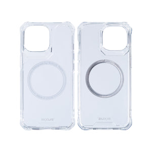 Rixus Armor-X Anti Shock Case met MagSafe For Apple 14 Pro Transparant