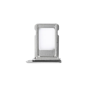 For Apple iPhone 15 Pro, 15 Pro Max Simkaarthouder Titanium Wit Getrokken