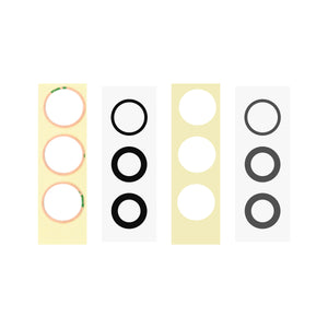For Apple iPhone 15 Pro Max Camera Lens Cover Set Black OEM