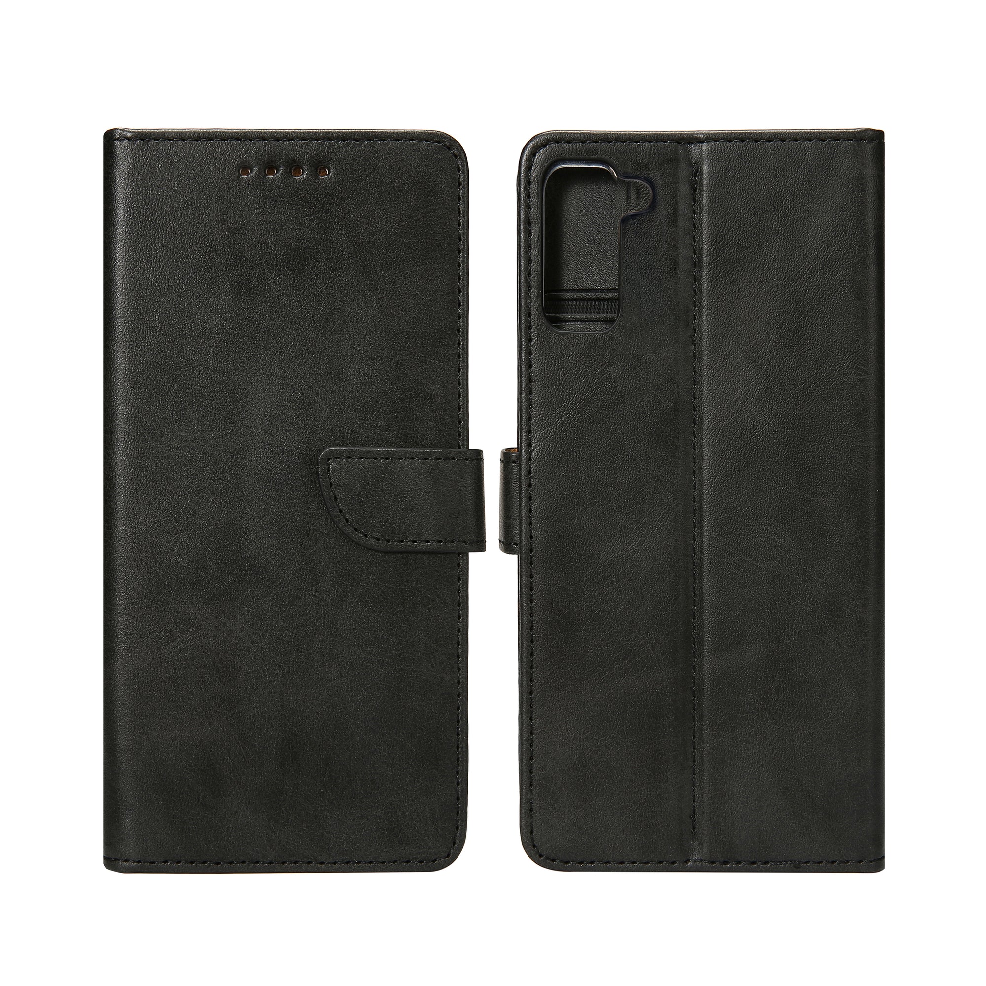 Rixus Boekenhoes Voor Samsung Galaxy S23 Zwart