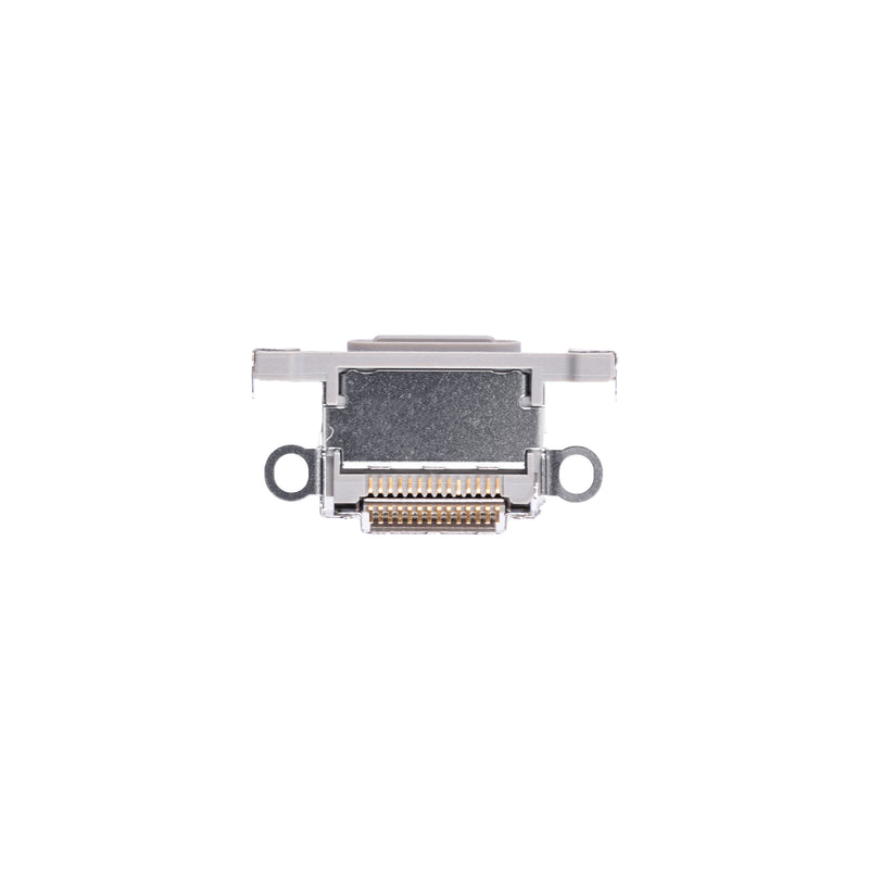 For Apple iPhone 15 Pro, 15 Pro Max Systeem Oplaadpoort Natuurlijk Titanium Getrokken