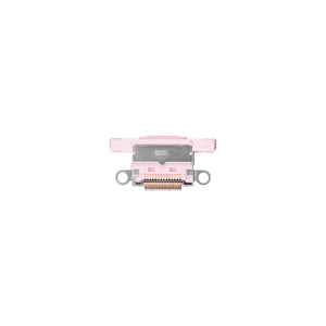 For Apple iPhone 15, 15 Plus Systeem Opladende Poort Roze Getrokken