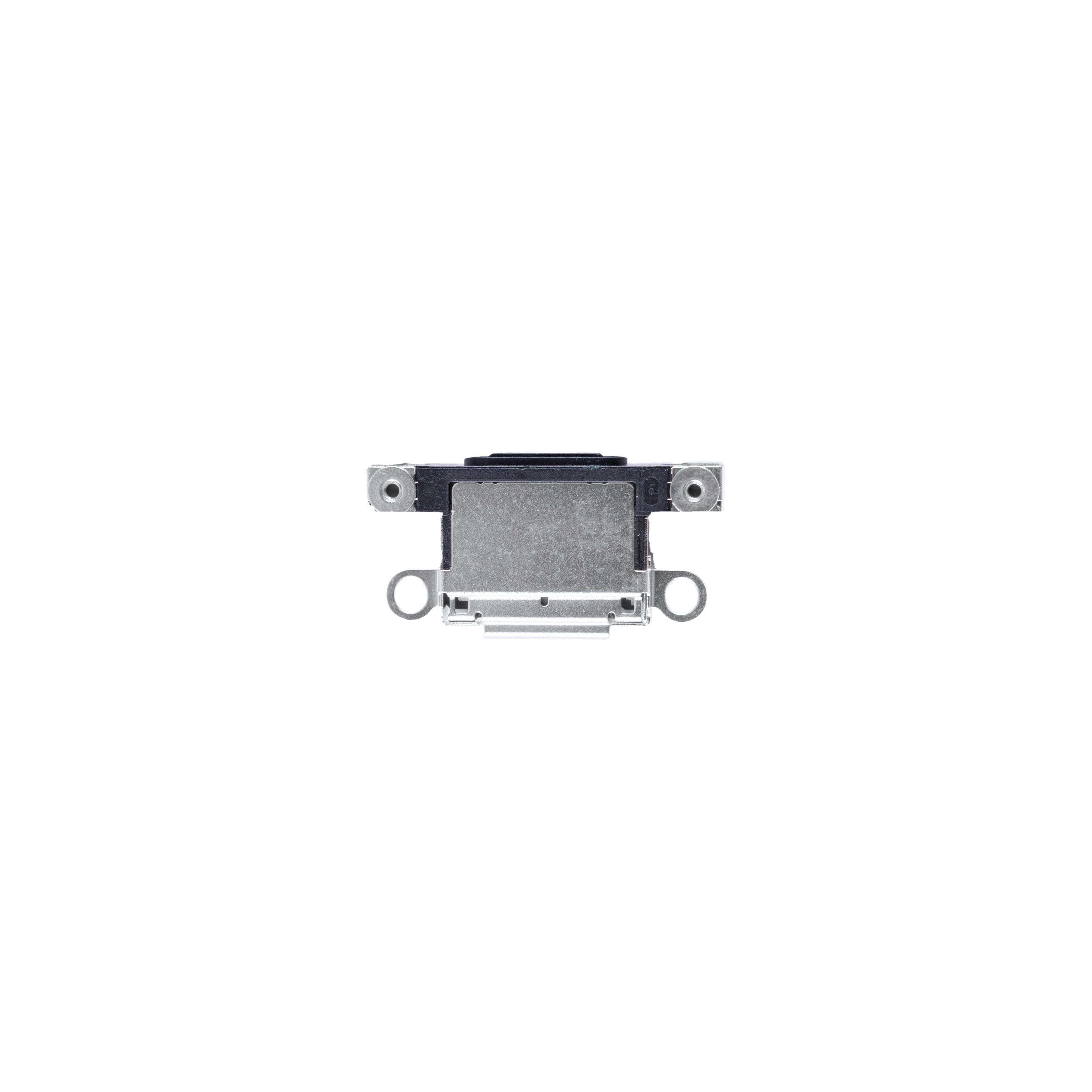 For Apple iPhone 15, 15 Plus Systeem Oplaadpoort Zwart Getrokken