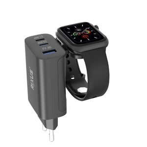 Rixus RXHC40 43W Oplaadblok For Apple iWatch, iPhone, Airpods Zwart