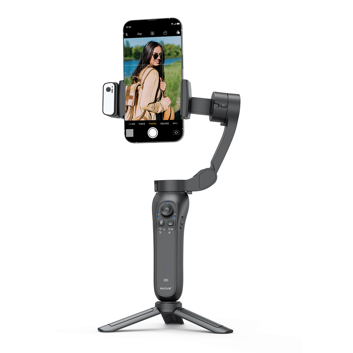 Rixus RXSF43 Vloeiend en stabiel volgen van gezichten voor vlog, video, Tik Tok en live video