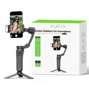 Rixus RXSF43 Vloeiend en stabiel volgen van gezichten voor vlog, video, Tik Tok en live video
