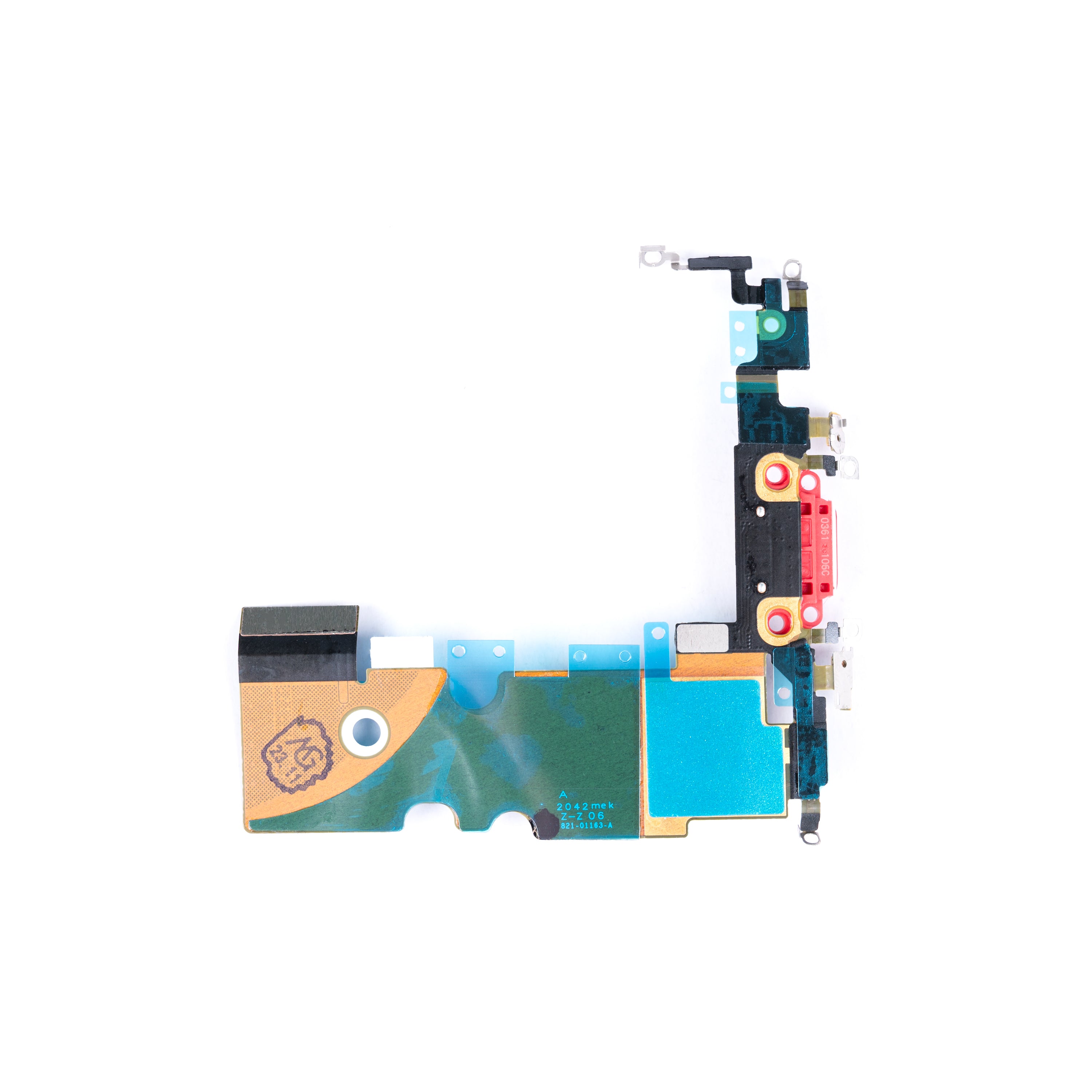 For Apple iPhone SE (2022) systeem opladen Flex Board rood getrokken