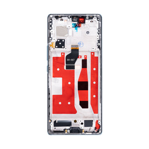 Honor 70-scherm en digitizer met frame smaragdgroen OEM