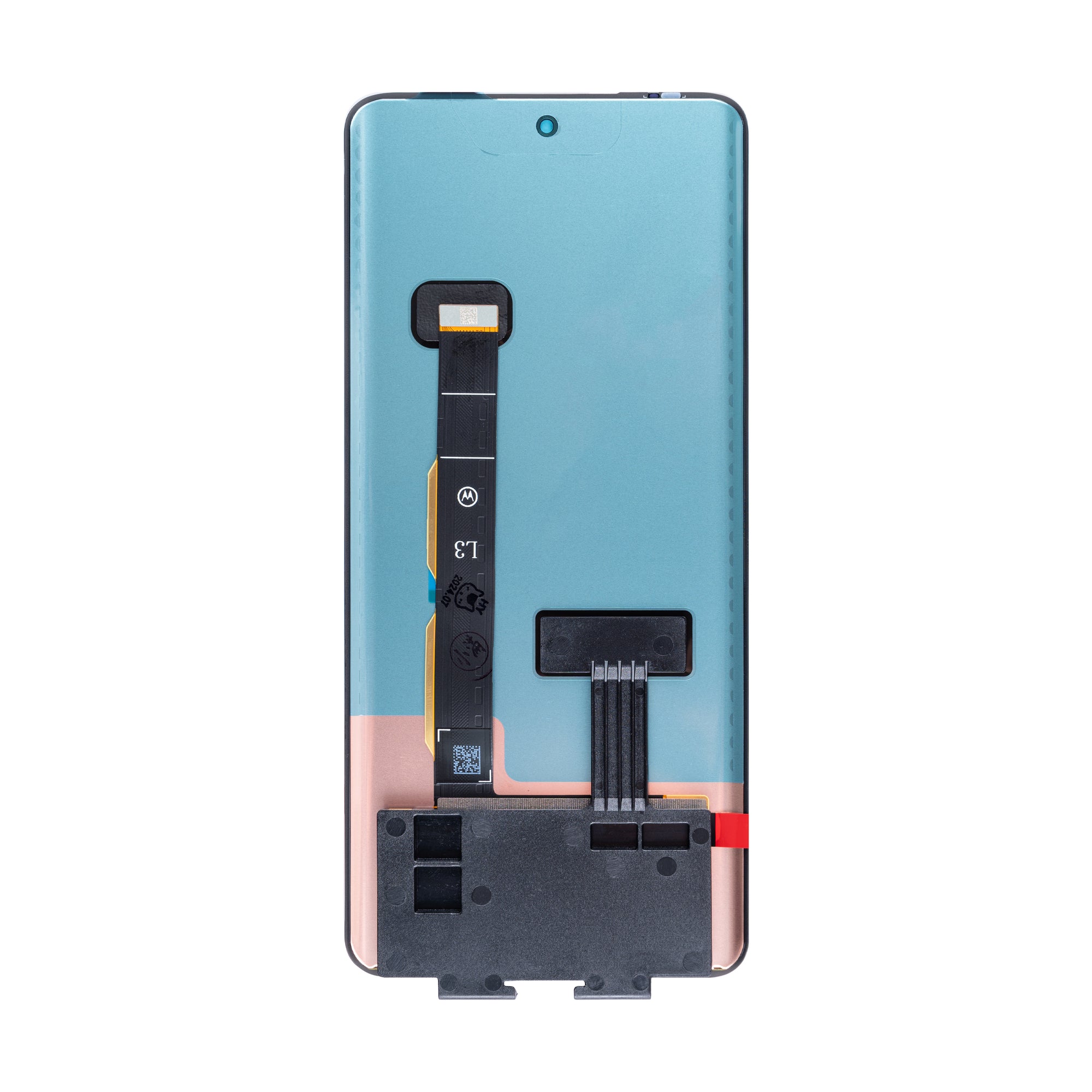 Motorola Edge 40-scherm en digitizer zonder frame, zwart, OEM