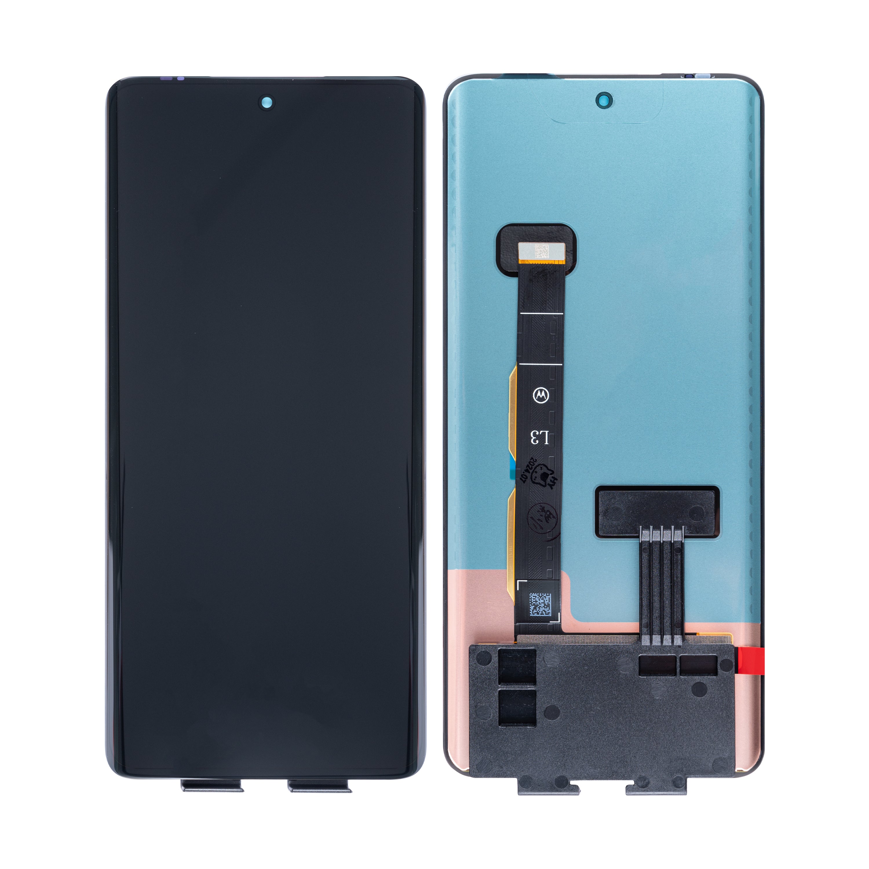 Motorola Edge 40-scherm en digitizer zonder frame, zwart, OEM