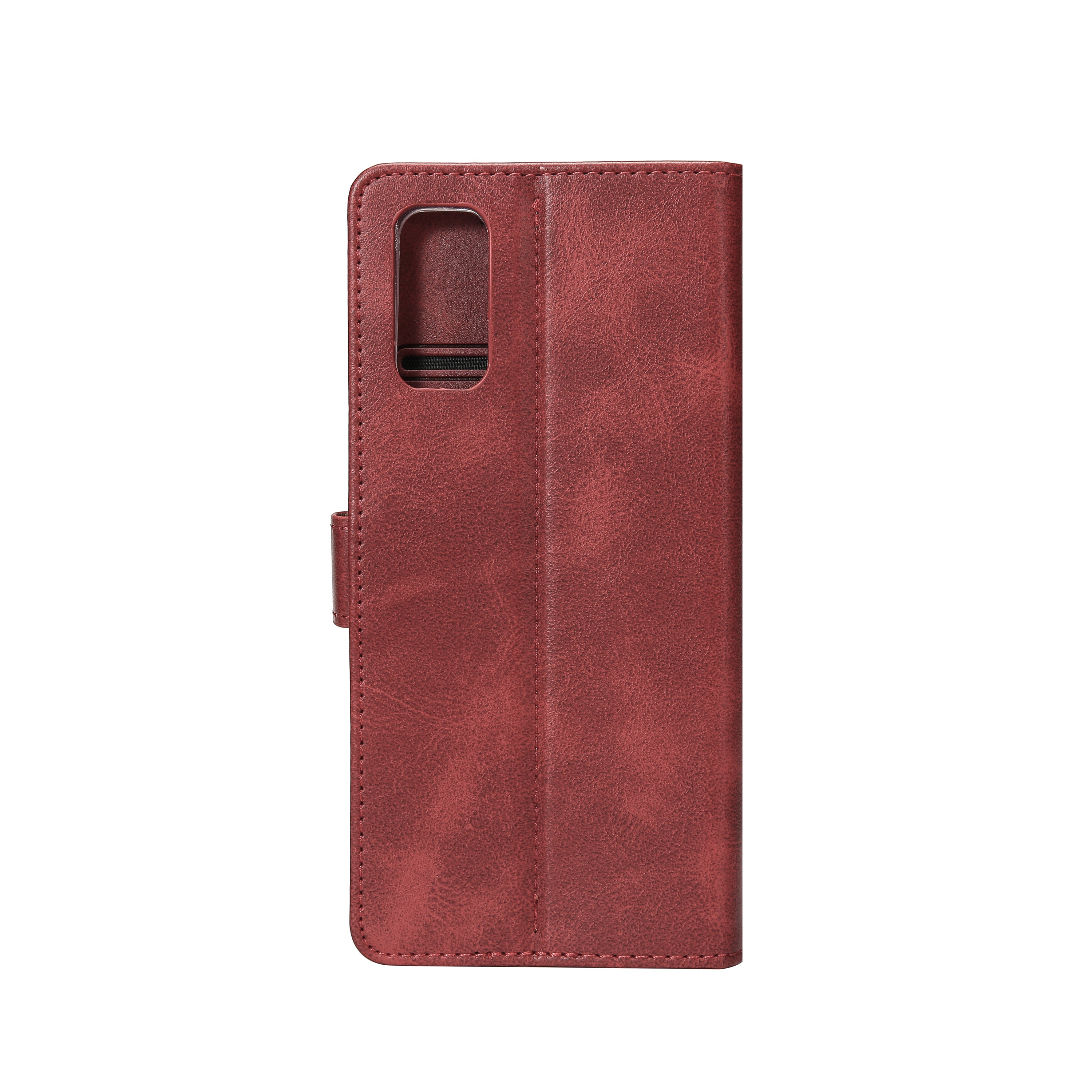 Rixus Boekenhoesje Voor Samsung Galaxy S20 FE Donkerrood