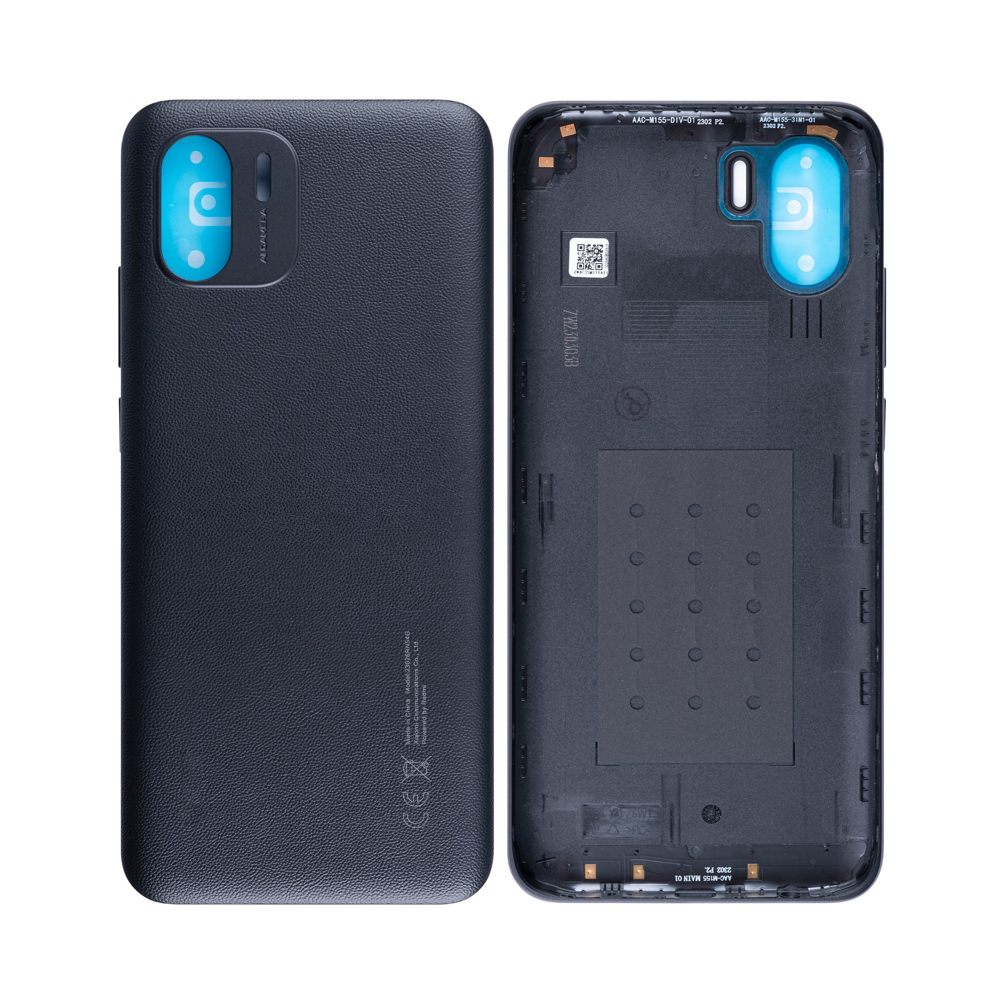 Xiaomi Redmi A1 achterkant zonder lens zwart OEM