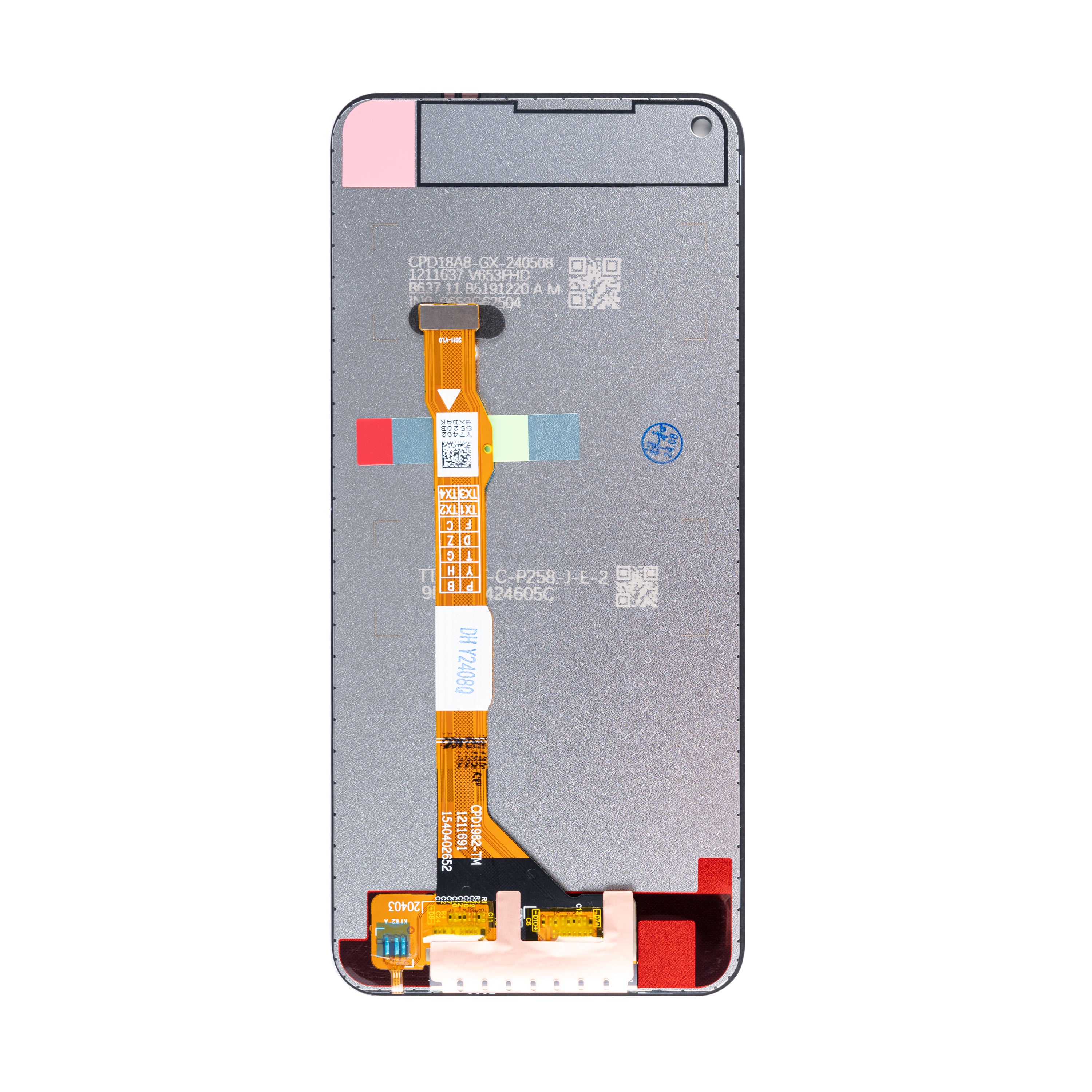 Vivo Y70s-scherm en digitizer zonder frame, zwart, OEM