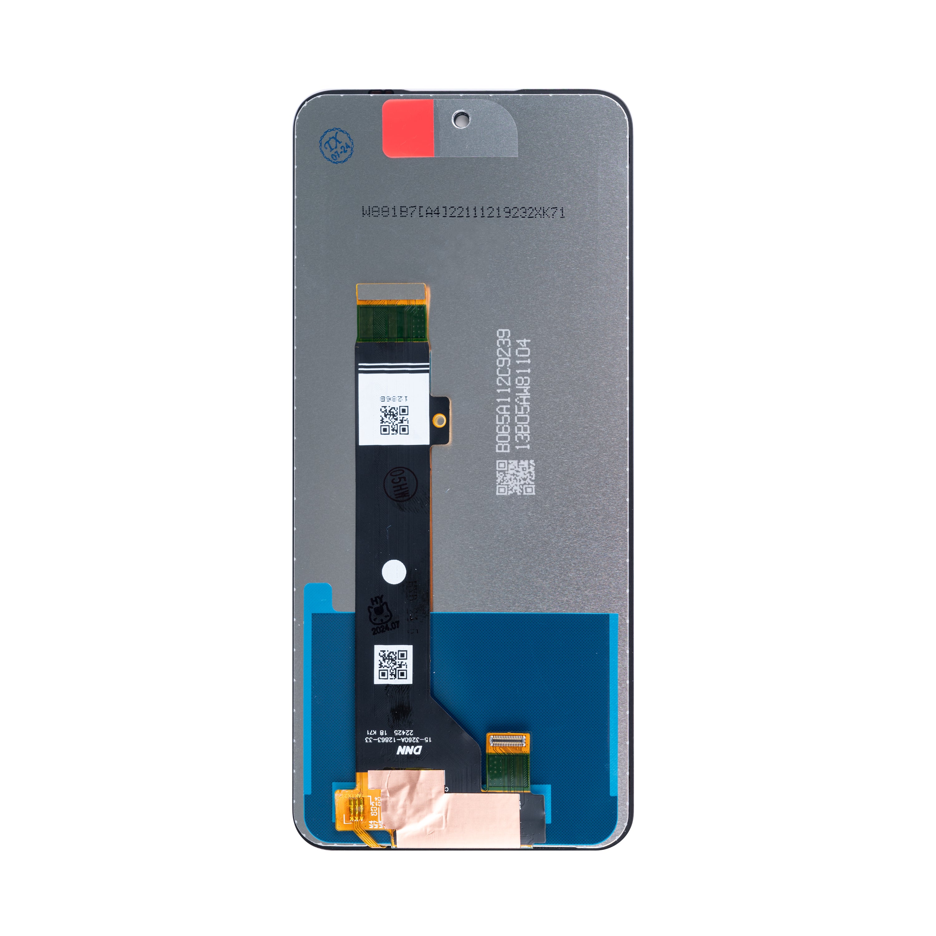 Motorola Moto G53-scherm en digitizer zonder frame, zwart, OEM