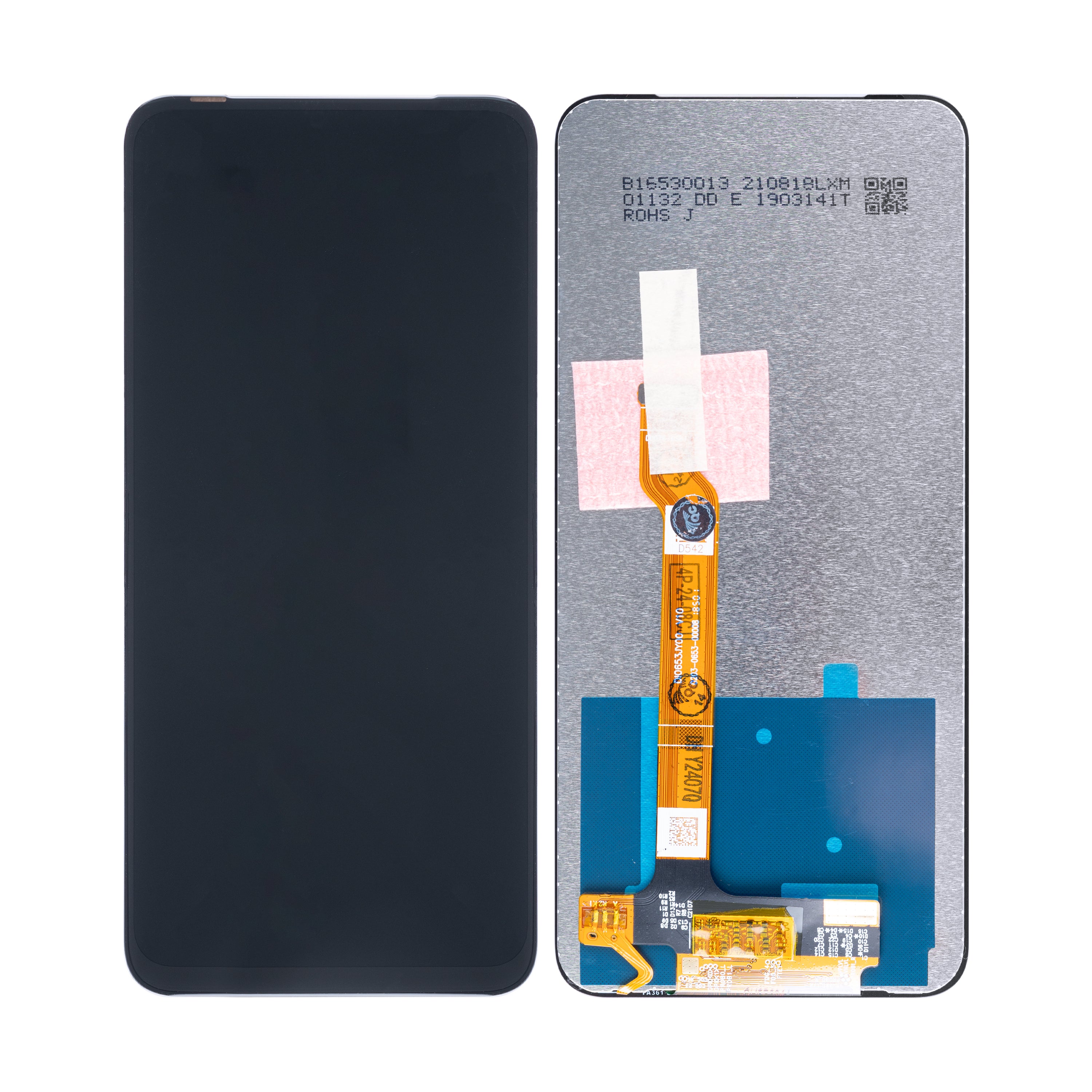 Oppo F11 Pro-scherm en digitizer zonder frame, zwart, OEM