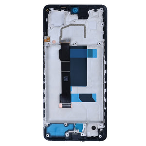 Xiaomi Redmi Note 12 Pro 5G-scherm en digitizer met frame, zwart, OEM