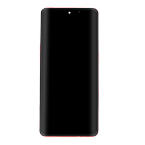 Oppo Reno9-scherm en digitizer met frame, rood, OEM