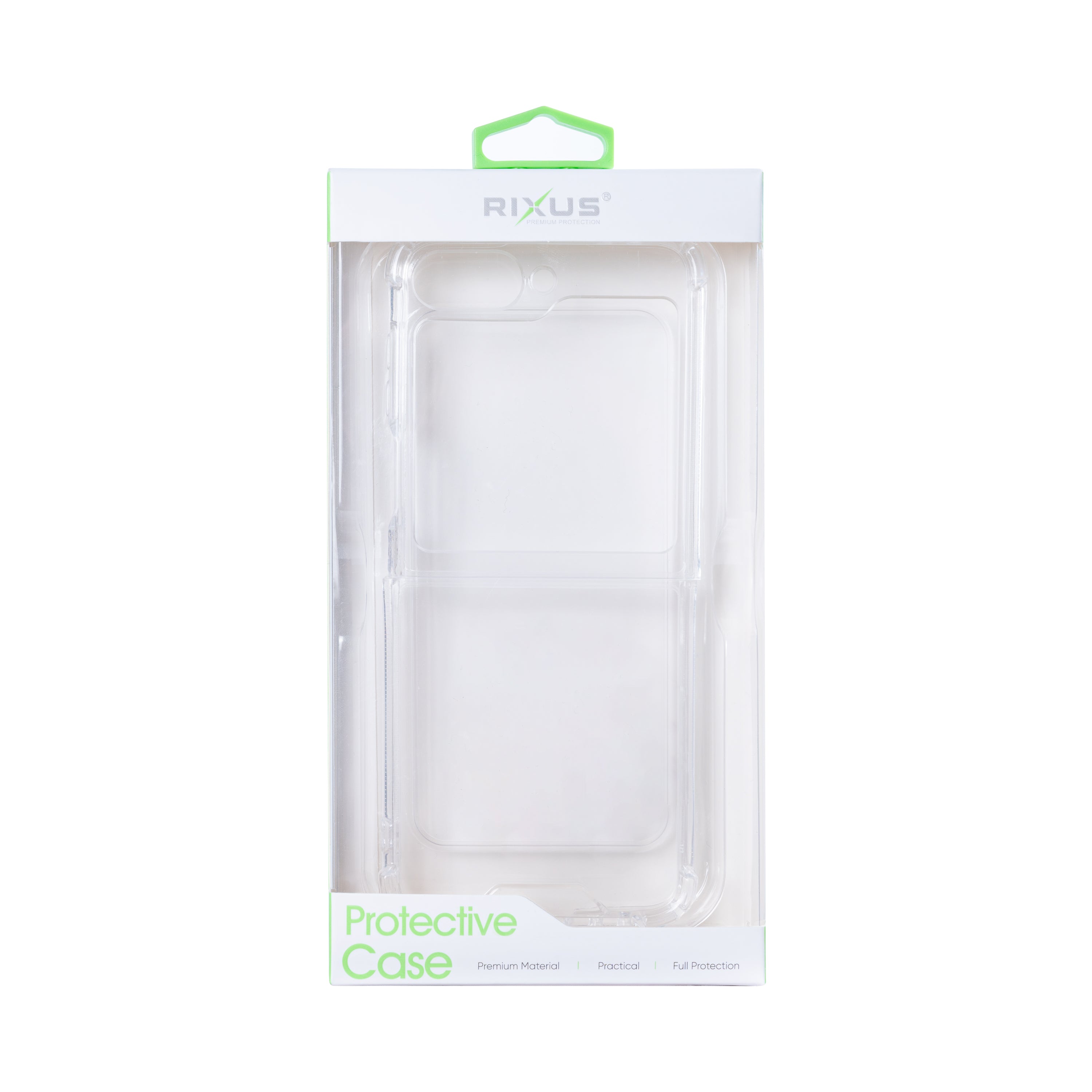 Rixus Anti-Burst Hoesje Voor Samsung Galaxy Z Flip6 Transparant