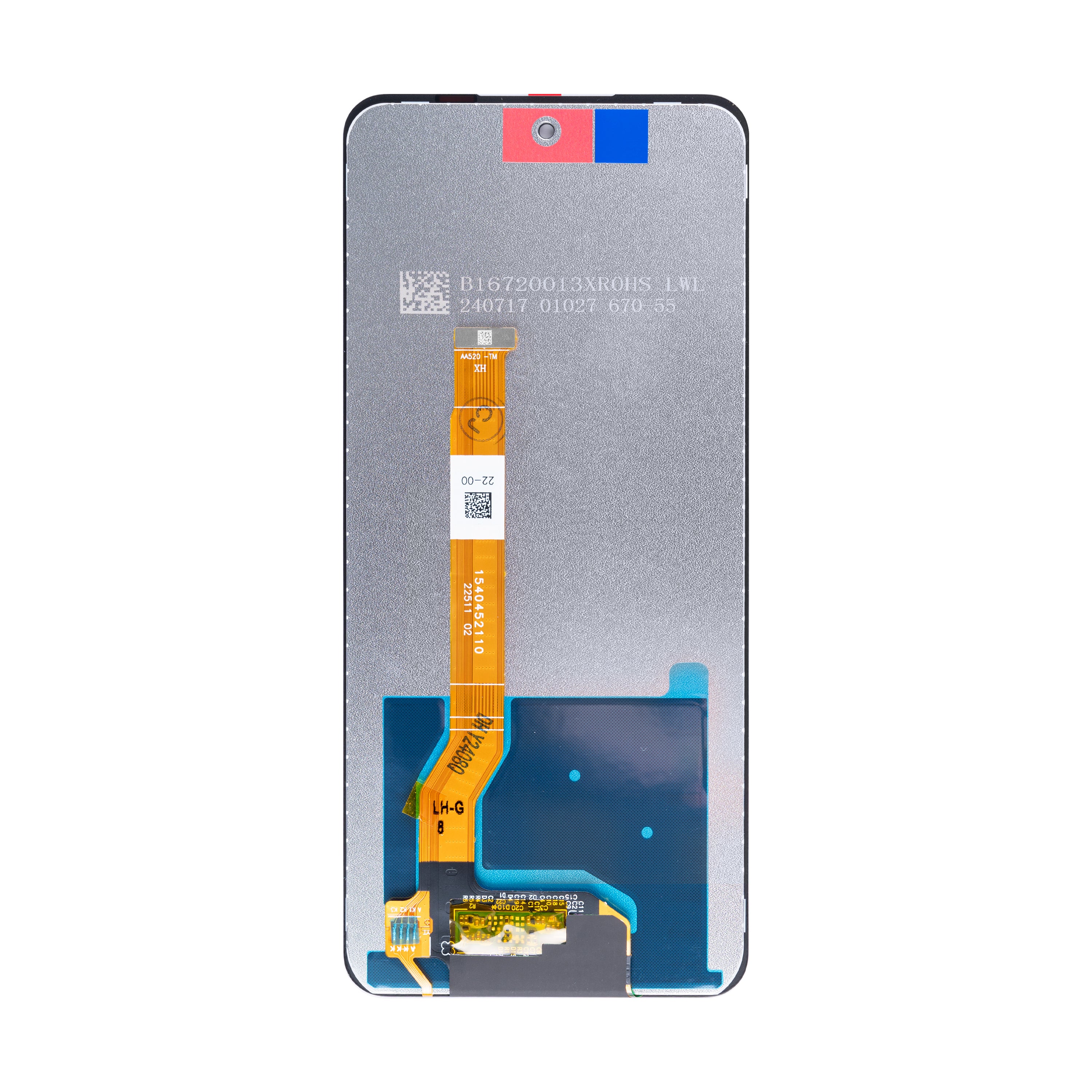 Oppo K11x-scherm en digitizer met frame, zwart, OEM