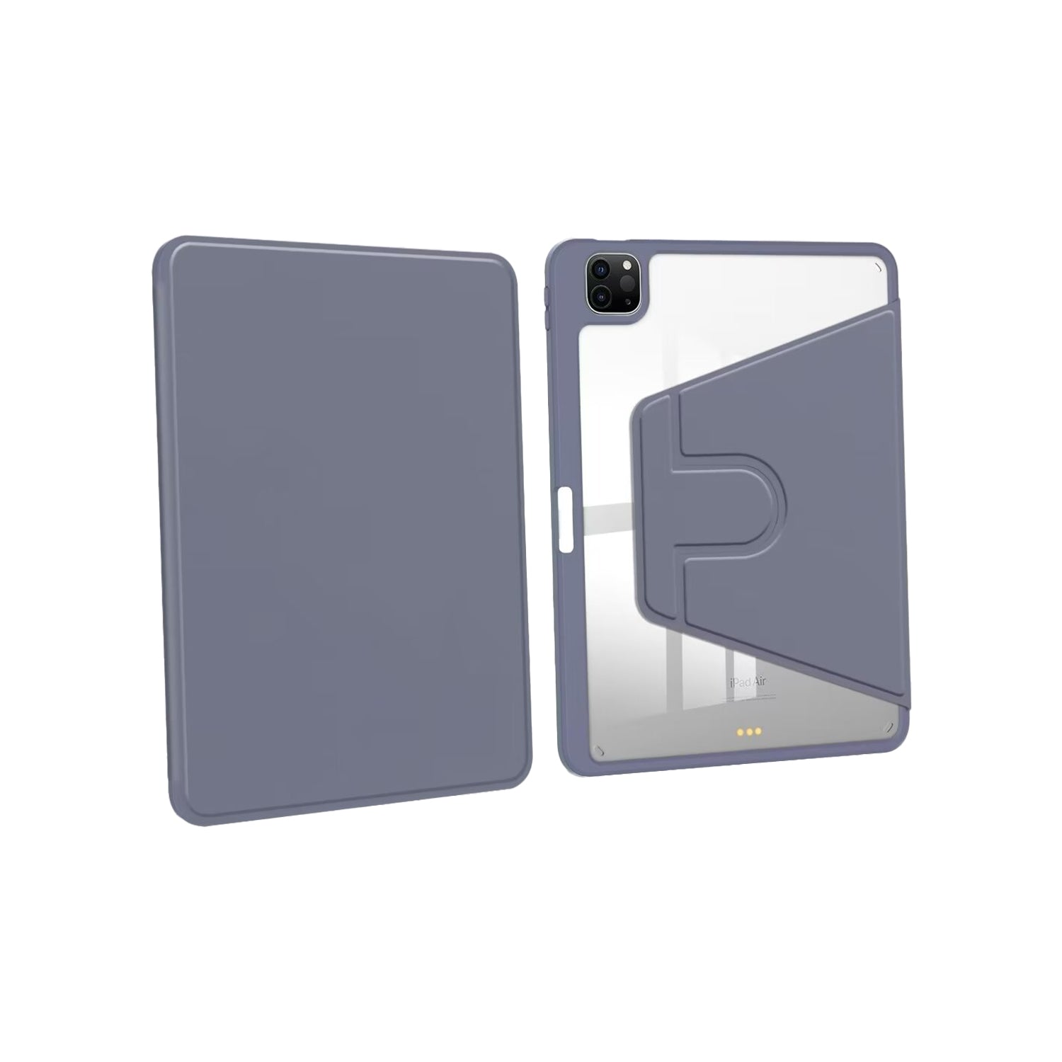 Voor iPad 10.2", 10.5" PU Lederen Beschermhoes Lavendel
