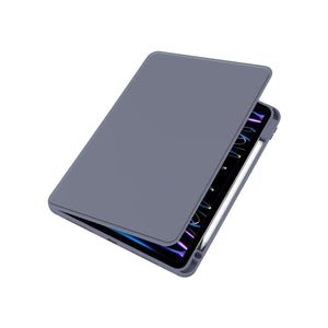 Voor iPad 10 10.9'' (2022), iPad 11.0'' (2025) PU Lederen Beschermhoes Lavendel