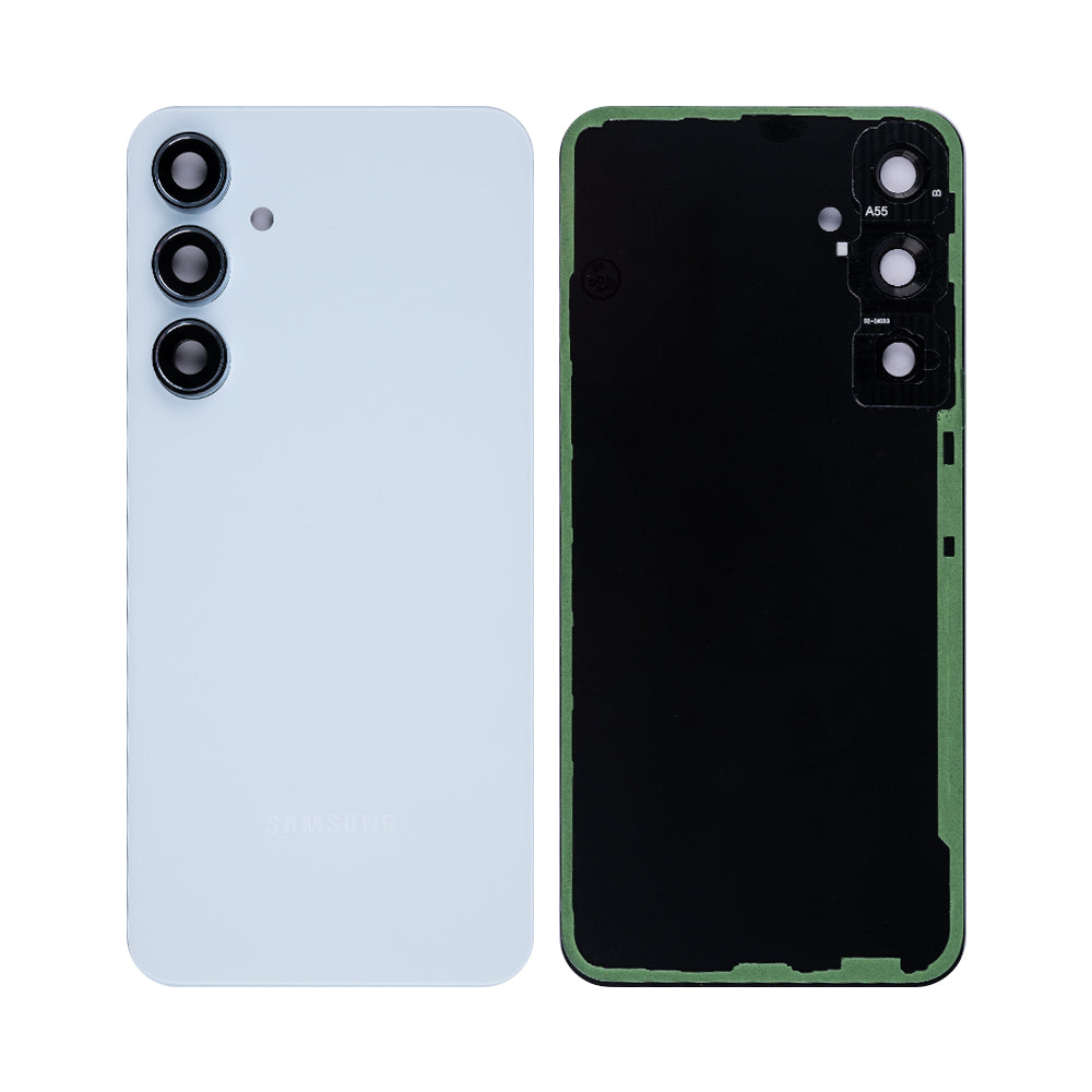 Samsung Galaxy A55 A556B achterkant met lens, ijsblauw, OEM