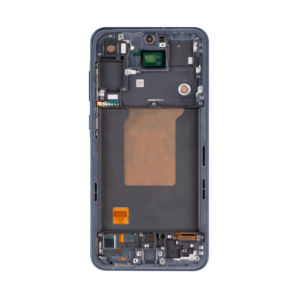 Samsung Galaxy A55 A556B Beeldscherm en Digitizer met Frame Navy Soft-OLED