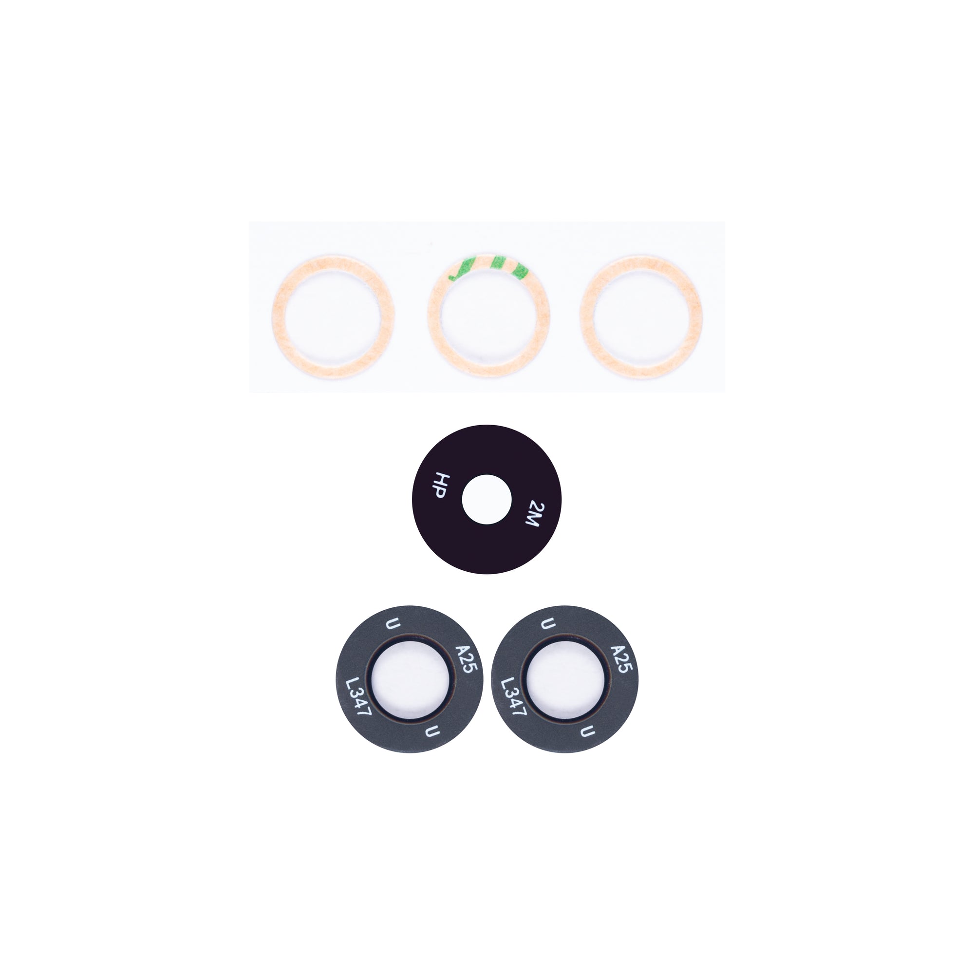 Samsung Galaxy A25 A256B Camera Lens Cover Zwart OEM