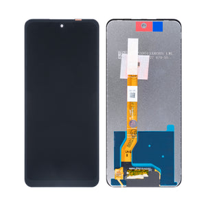 Oppo A2-scherm en digitizer zonder frame, zwart, OEM