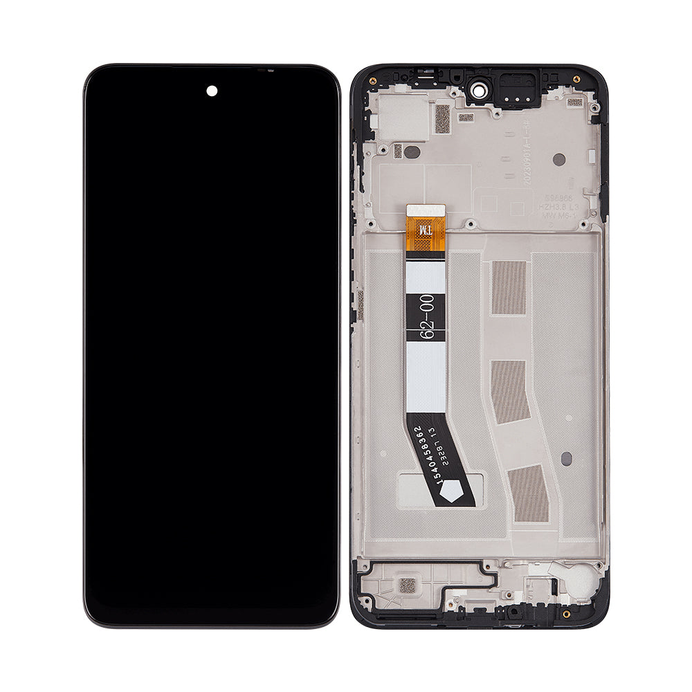 Motorola Moto G54, G54 Power Display en Digitizer met Frame Zwart OEM