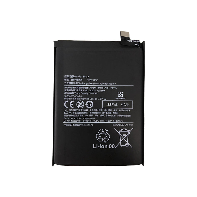 Xiaomi Redmi Note 10 4G, 10S 4G, Redmi 10 4G, Poco M5s 4G Batterij BN59 OEM