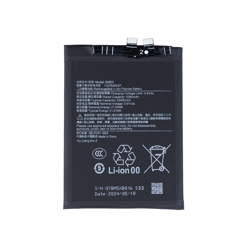 Xiaomi Redmi K70E Batterij BM5X OEM