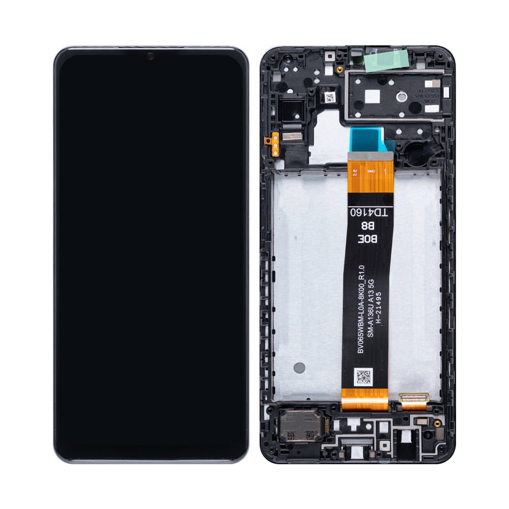 Samsung Galaxy A13 5G A136B Scherm en Digitizer met Frame Zwart OEM