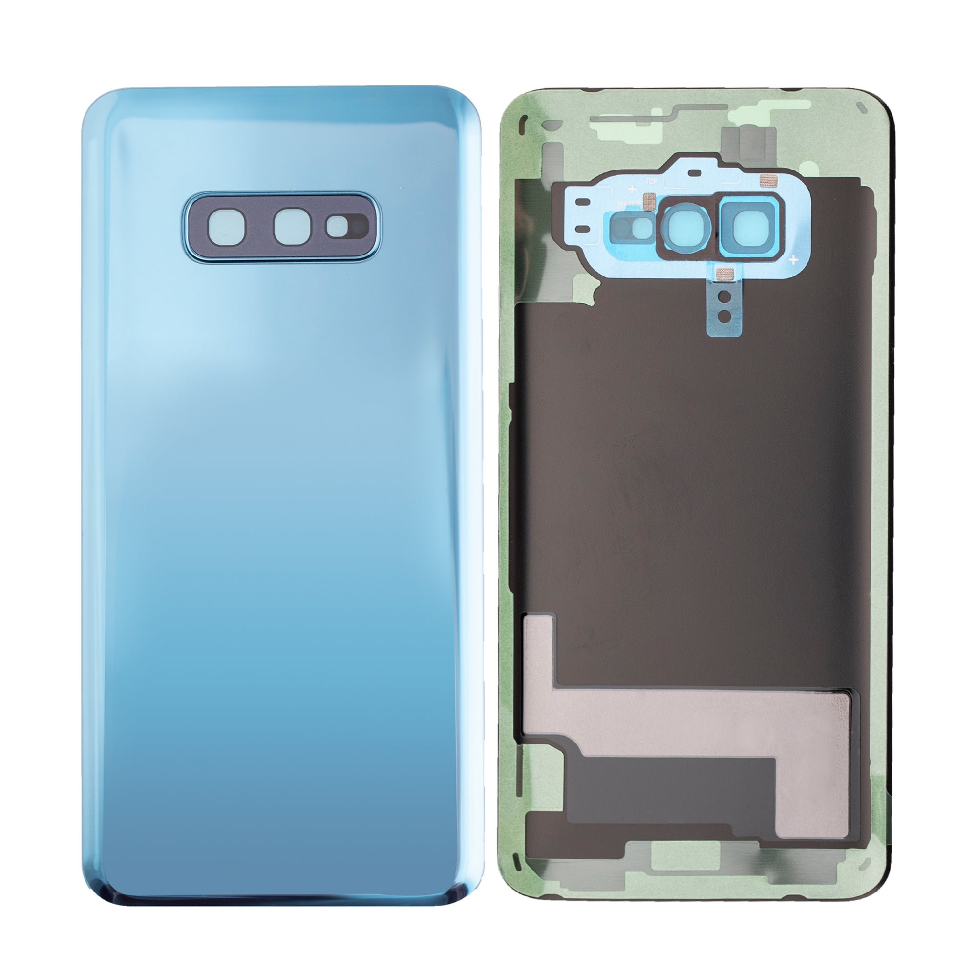 Samsung Galaxy S10e G970F achterkant met lensprisma blauw OEM