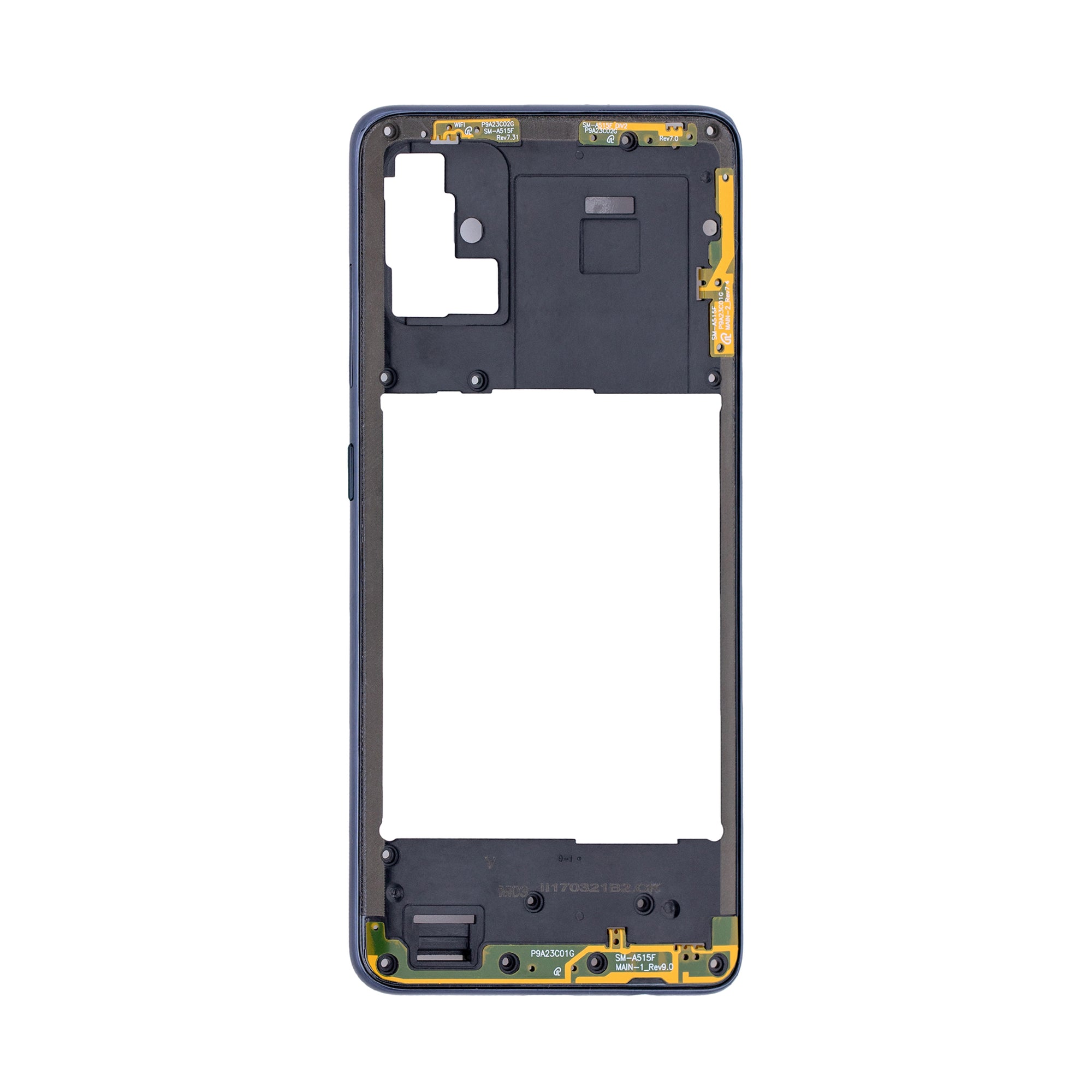 Samsung Galaxy A51 A515F Middenkader Prism Crush Zwart OEM