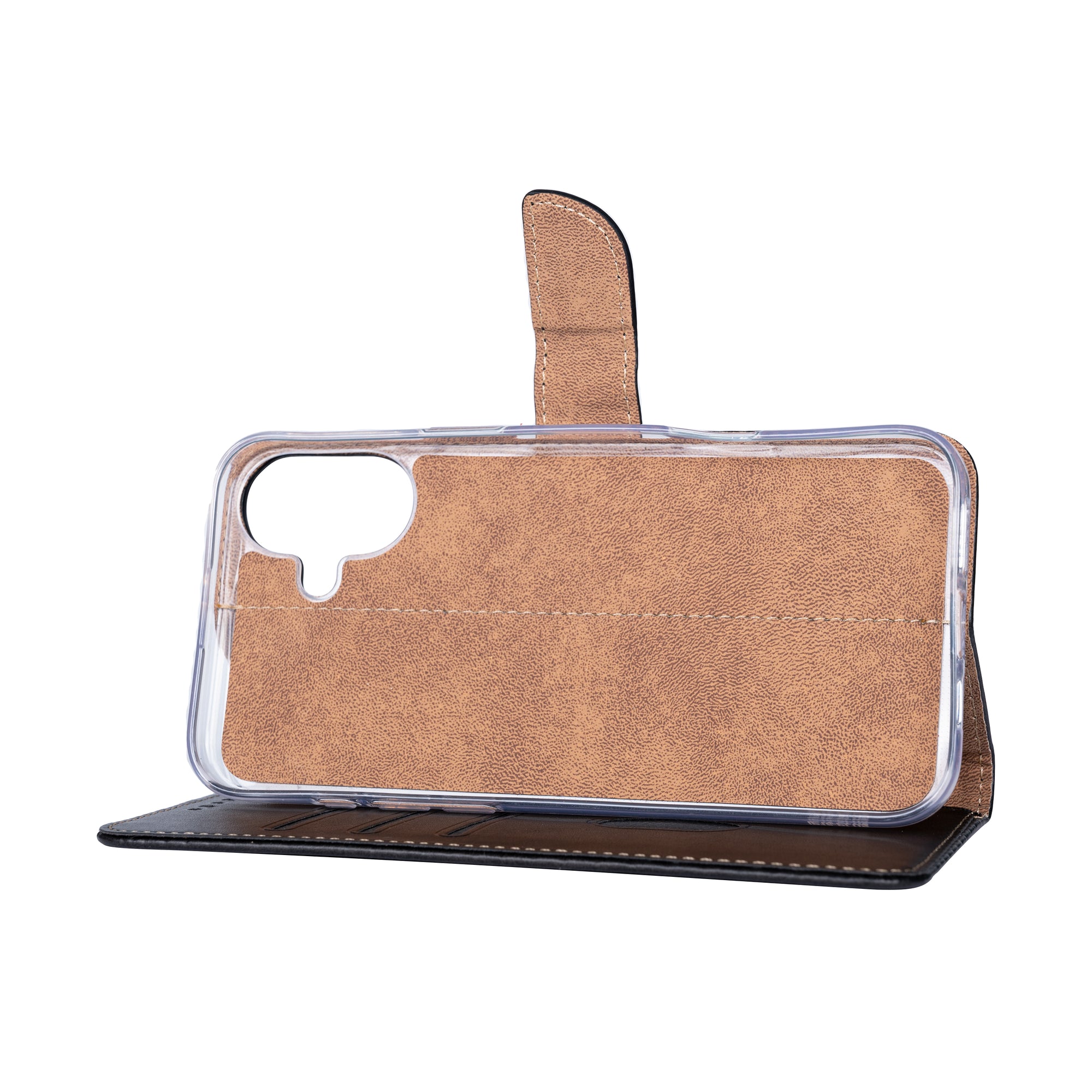 Rixus Bookcase For Apple iPhone 16 Zwart